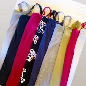 Camis and Tanks Lot 9pcs Sz L